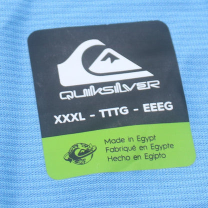 Quiksilver Men's Blue XXXL Short Sleeve Crew Neck T-Shirt