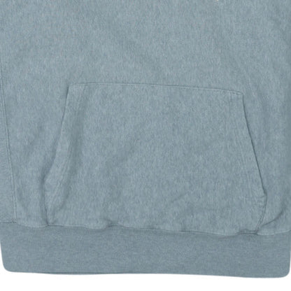 GAP Men’s Grey Logo Pullover Hoodie M Regular Fit Fleece