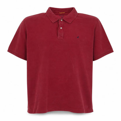 Nautica Men's Red 2XL Classic Cotton Polo Shirt Short Sleeve