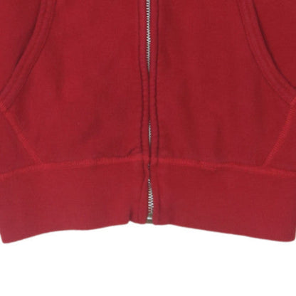 Polo Ralph Lauren Boys Red Full Zip Hoodie Size L Cotton Blend