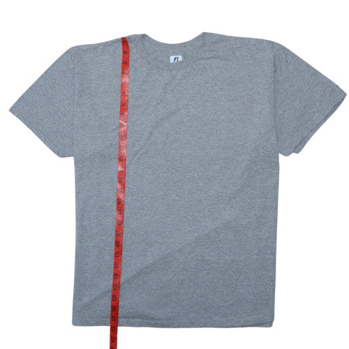 Russell Athletic Men’s Grey XL Crew Neck Short Sleeve T-Shirt