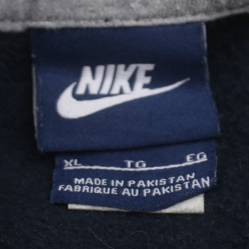 Nike Men's Blue Full Zip Fleece Hoodie XL
