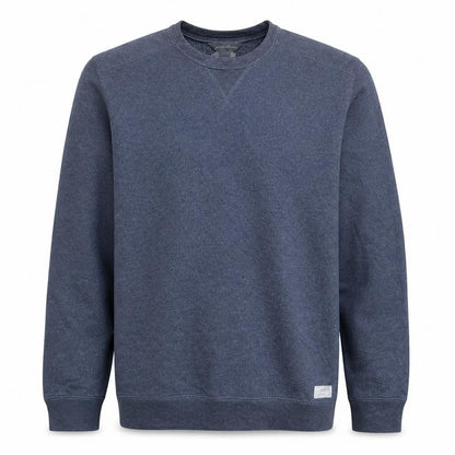 Eddie Bauer Men's Blue L Pullover Cotton Blend Crew Neck Sweatshirt