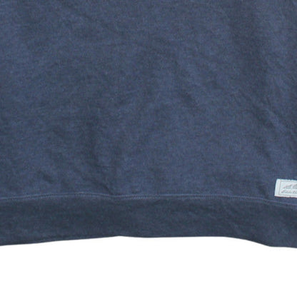 Eddie Bauer Men's Blue L Pullover Cotton Blend Crew Neck Sweatshirt