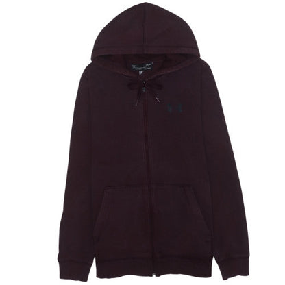 Under Armour Men's Brown Full Zip Hoodie Size M Fleece Sportswear