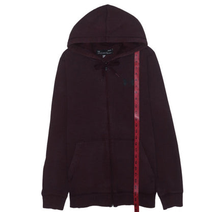 Under Armour Men's Brown Full Zip Hoodie Size M Fleece Sportswear