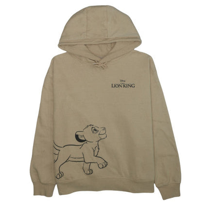 Disney The Lion King Women's Beige Pullover Hoodie Size L