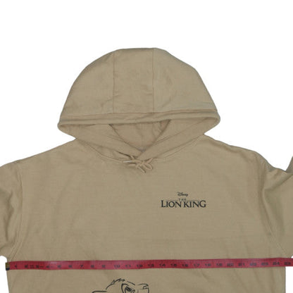 Disney The Lion King Women's Beige Pullover Hoodie Size L