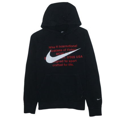 Nike Men's Black M Hooded Pullover Fleece Activewear Jacket