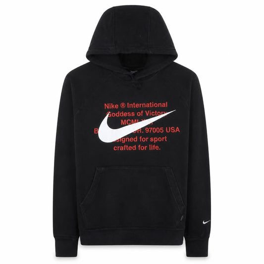 Nike Men's Black M Hooded Pullover Fleece Activewear Jacket