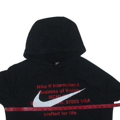 Nike Men's Black M Hooded Pullover Fleece Activewear Jacket