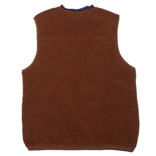 Russell Athletic Men's Brown Fleece Zip Vest Size L
