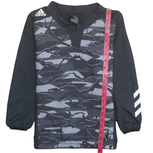 Adidas Boys Black Camouflage Pullover Sweatshirt Size 140 Long Sleeve