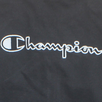 Champion Womens Black Size 12 Track Jacket Full Zip Activewear