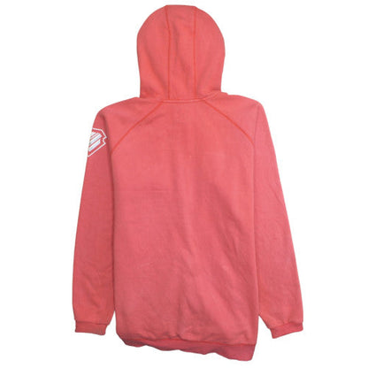 Quiksilver Men's Pink Full Zip Hoodie XXLarge Cotton Blend