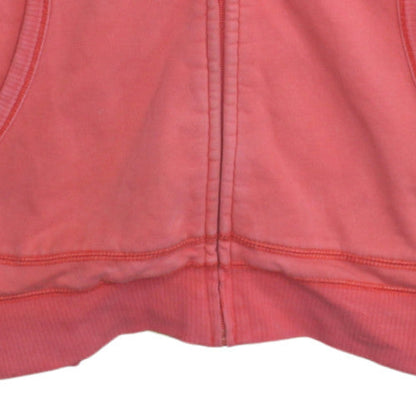Quiksilver Men's Pink Full Zip Hoodie XXLarge Cotton Blend