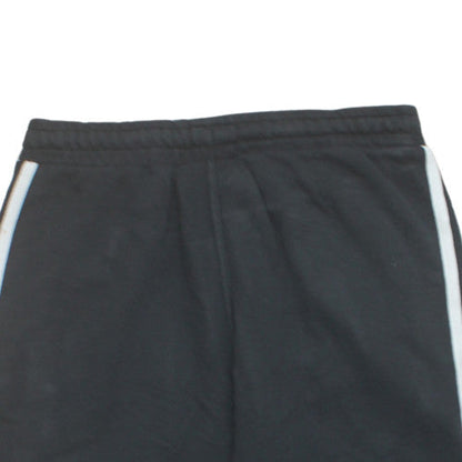 Adidas Mens Black Sweat Shorts S Retro Stripe Casual Athletic