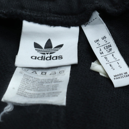 Adidas Mens Black Sweat Shorts S Retro Stripe Casual Athletic