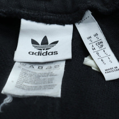 Adidas Mens Black Sweat Shorts S Retro Stripe Casual Athletic