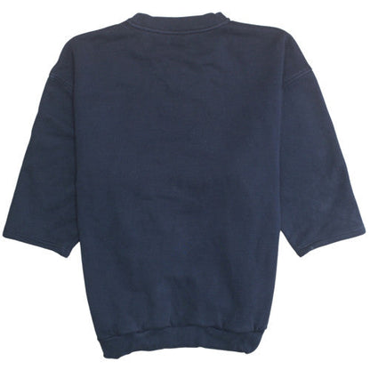 Adidas Mens Blue 2XL Crew Neck Pullover Sweatshirt Graphic Logo