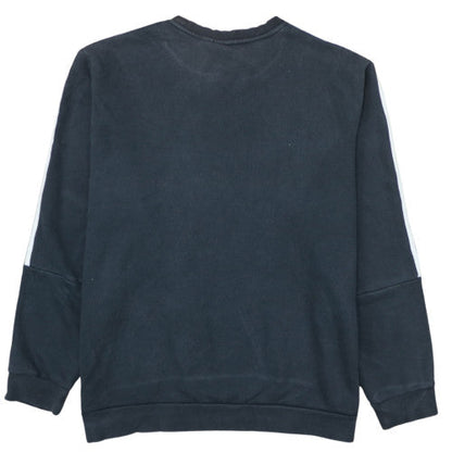 Adidas Men's Black 2XL Crew Neck Pullover Sweatshirt with Logo