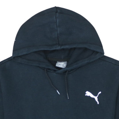 Puma Men’s Black Pullover Hoodie L Fleece Sweatshirt