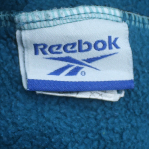 Reebok Essentials Mens Blue Crew Neck Pullover Sweatshirt L
