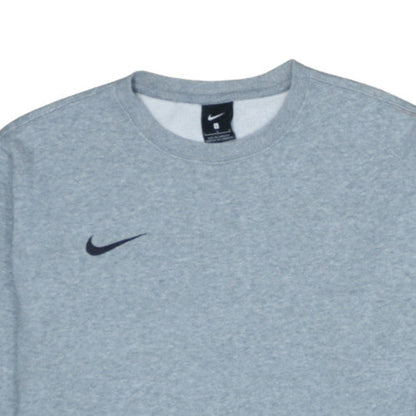 Nike Men's Grey Large Pullover Sweatshirt Crew Neck Fleece