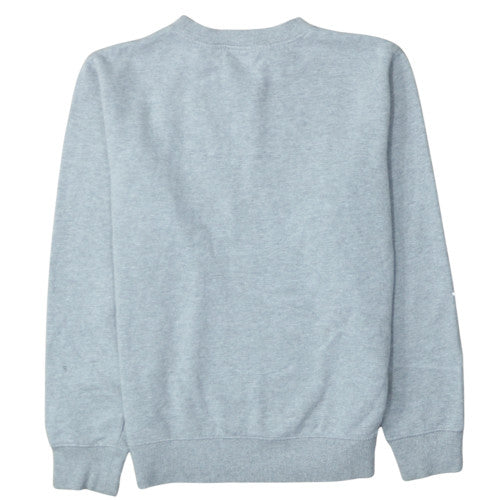FILA Mens Grey Pullover Sweatshirt M Crew Neck Fleece Logo