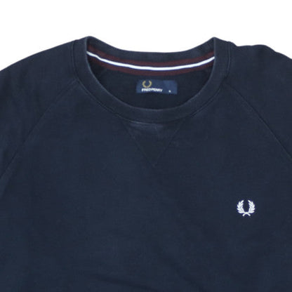 Fred Perry Men's Blue XL Crew Neck Pullover Sweatshirt