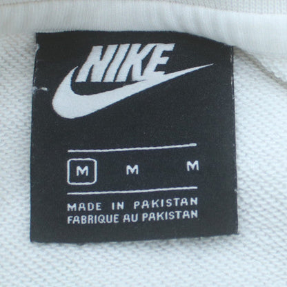 Nike Men's White Graphic Logo Pullover Sweatshirt Size M