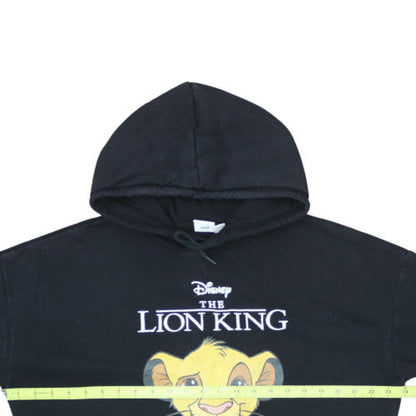 Disney Men’s Black Lion King Hoodie Medium Pullover Graphic Sweatshirt