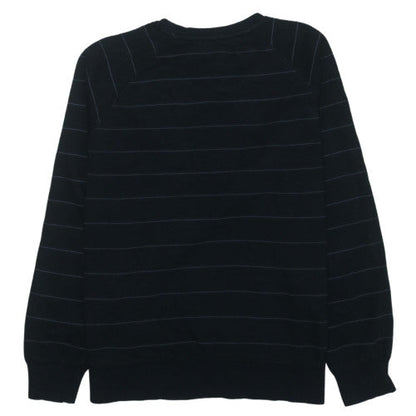 Nike Jordan Men’s Black Striped Pullover Sweatshirt L
