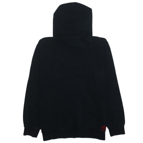 Adidas Mens Black Pullover Hoodie L Sports Fleece Sweatshirt