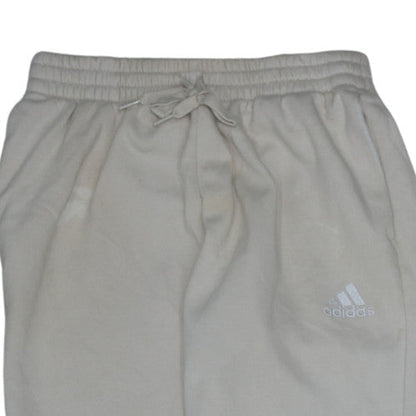 Adidas Mens Beige Jogger Sweatpants Size M Drawstring Waist