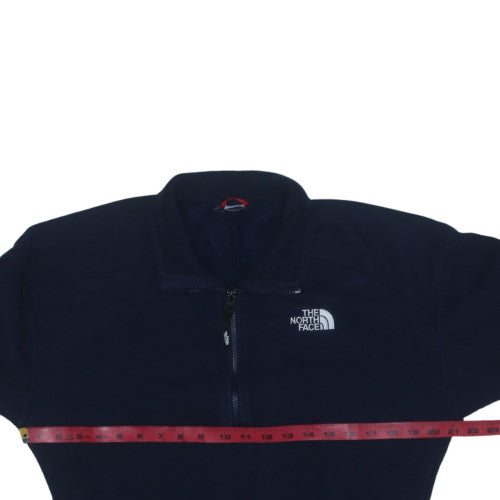 The North Face Boys Blue Fleece 1/4 Zip Pullover Sweatshirt - 10 Years