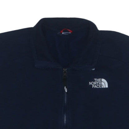 The North Face Boys Blue Fleece 1/4 Zip Pullover Sweatshirt - 10 Years