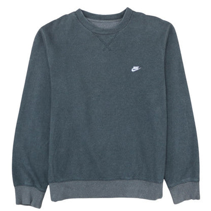Nike Men's Grey Pullover Crew Neck Sweatshirt M Regular Fit