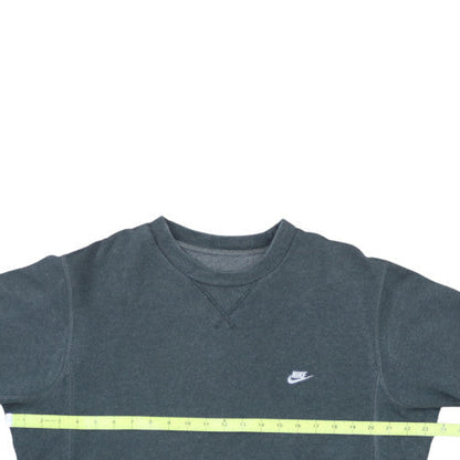 Nike Men's Grey Pullover Crew Neck Sweatshirt M Regular Fit