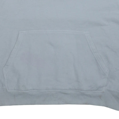 Calvin Klein Jeans Men's White XL Sleeveless Logo Hoodie