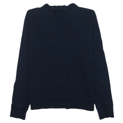 Tommy Hilfiger Men's Blue Embroidered Logo Sweatshirt M