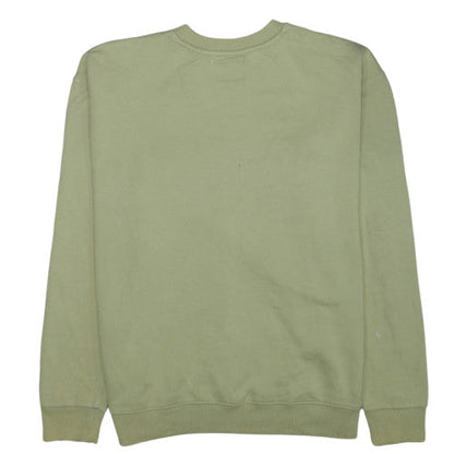 Tommy Jeans Men's Beige XL Pullover Sweatshirt Logo Crew Neck