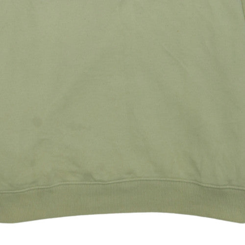 Tommy Jeans Men's Beige XL Pullover Sweatshirt Logo Crew Neck