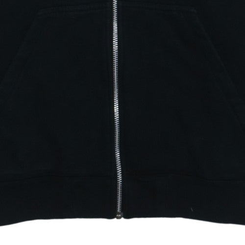 Adidas Men Black Full Zip Hoodie Size M Sportswear Fleece