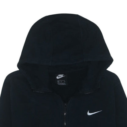 Nike Men’s Black Full Zip Hoodie M Regular Fit Fleece Sweatshirt