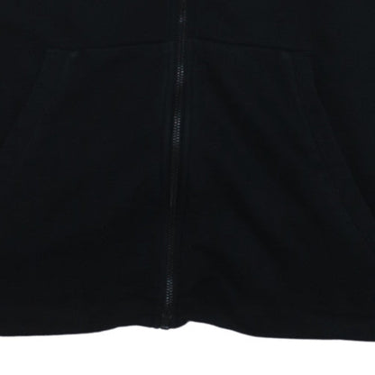 Adidas Men's Black XL Full Zip Hoodie with Logo