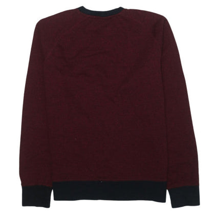 Nike Men's Red Crew Neck Sweatshirt M Pullover Sports Style