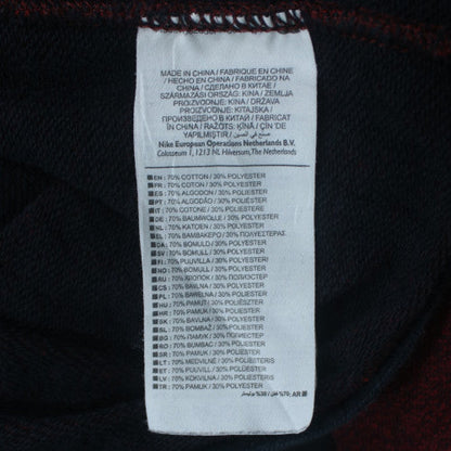 Nike Men's Red Crew Neck Sweatshirt M Pullover Sports Style