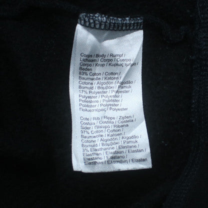 Lacoste Men’s Black Crew Neck Sweatshirt Size L Regular Fit