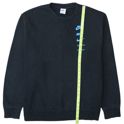 Nike Men's Black XL Pullover Sweatshirt Crew Neck Logo Graphic